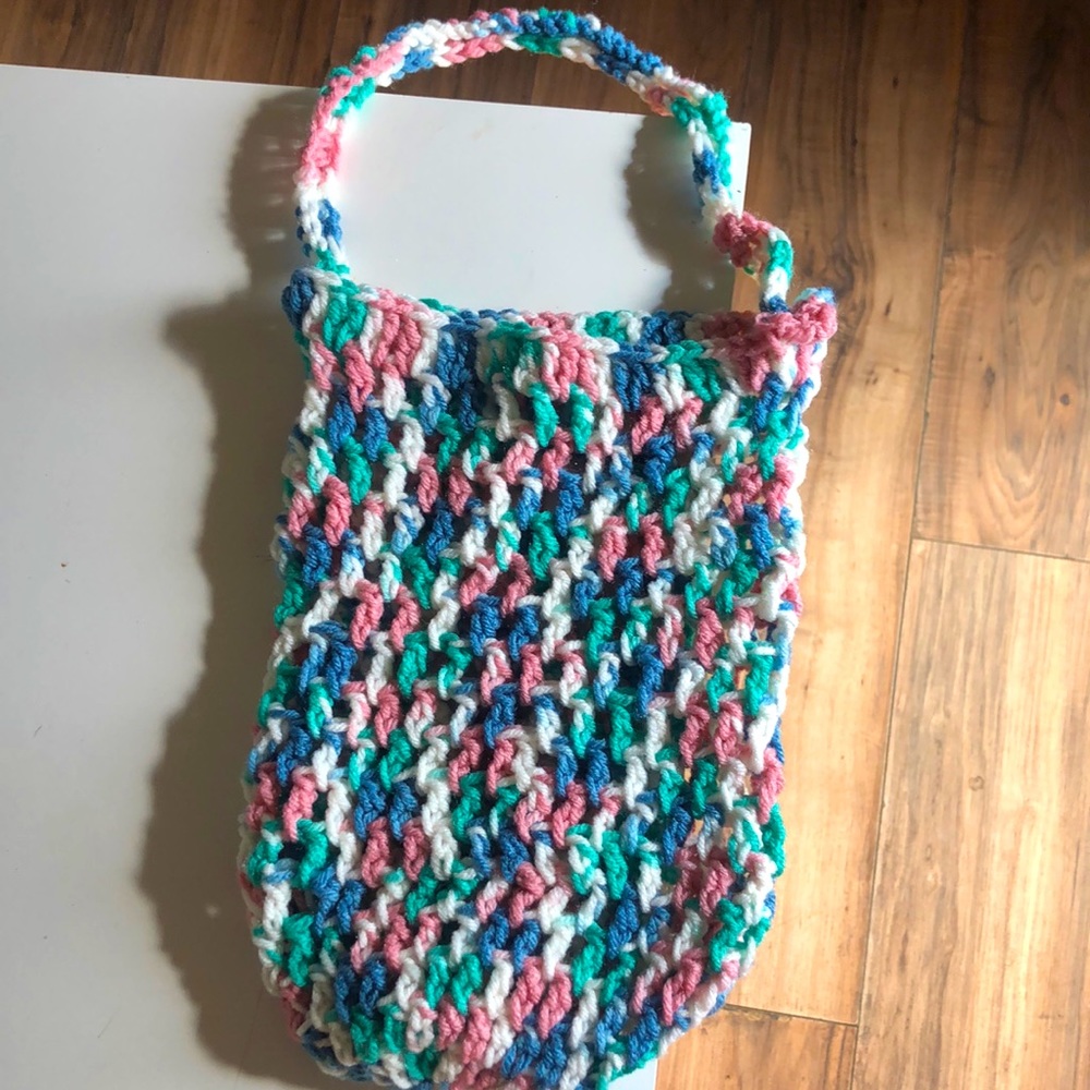 adorable knitted bag